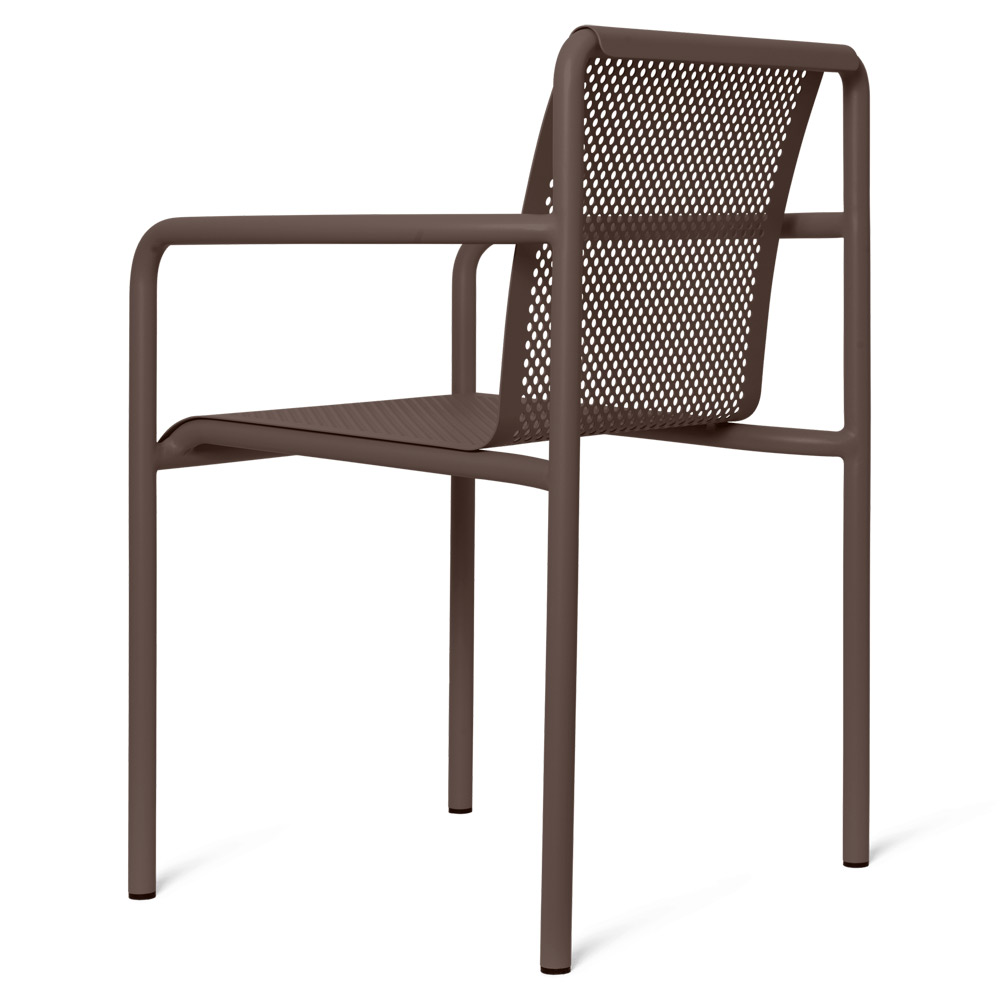 Dapple Chair With Arms - Dark Chocolate