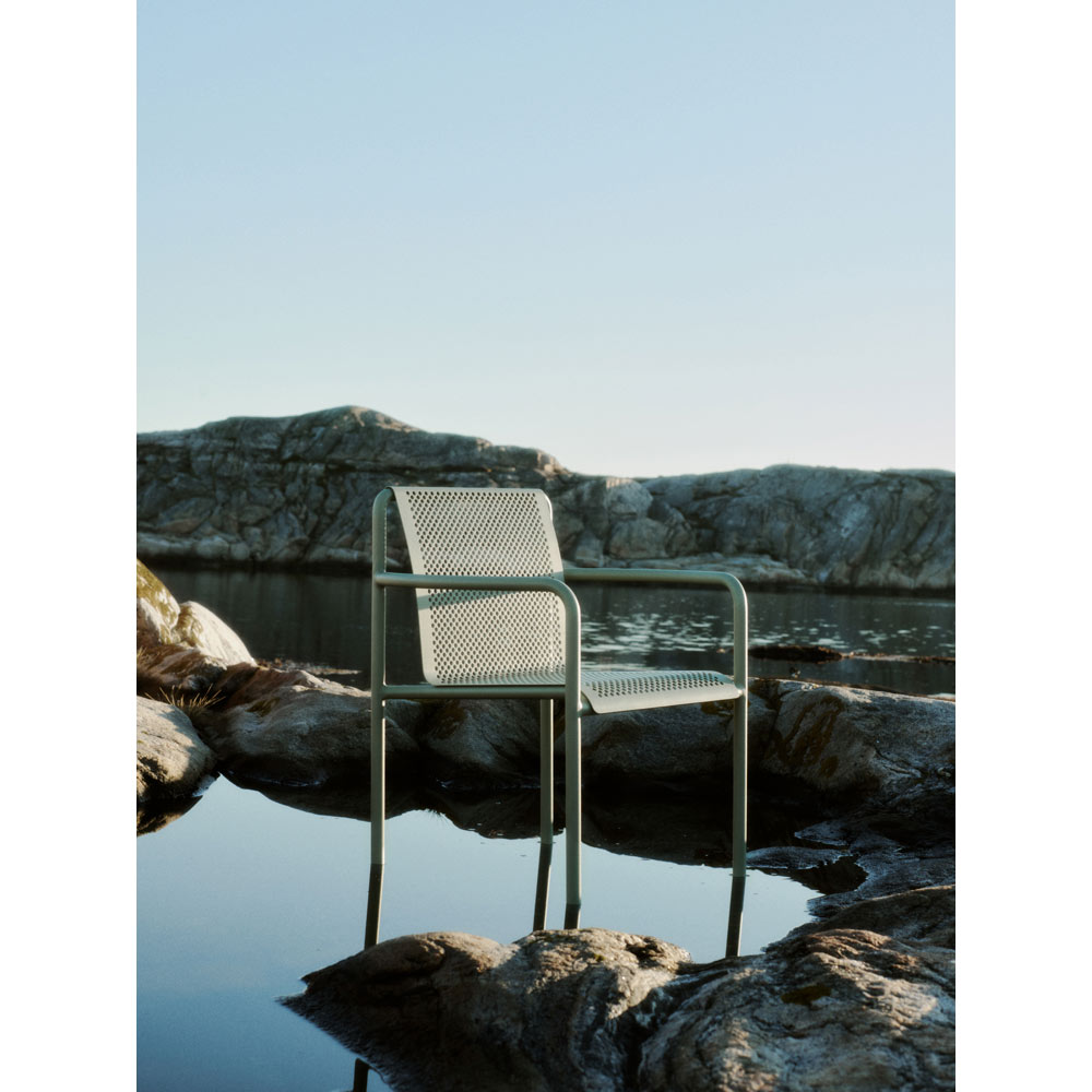 Dapple Chair With Arms - Tea Green