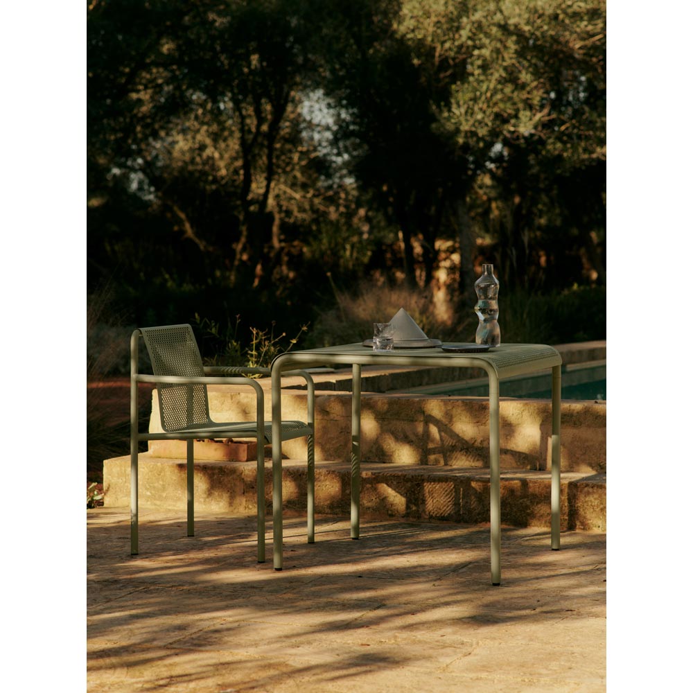 Dapple Square Dining Table - Cashmere