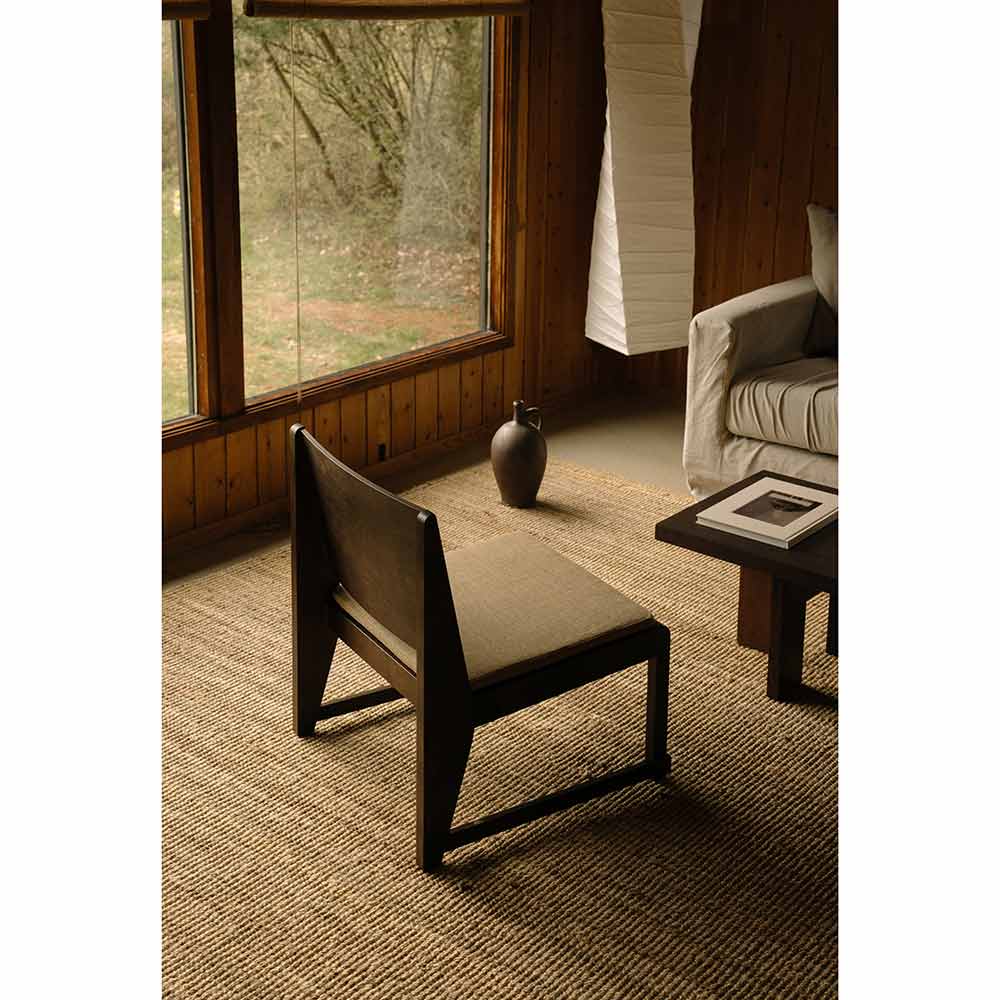 Easy Chair 01 - Dark Brown Birch