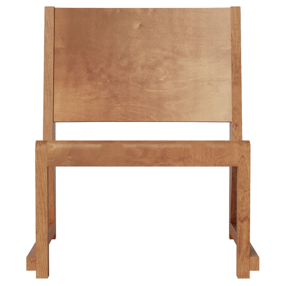 Easy Chair 01 - Warm Brown Birch