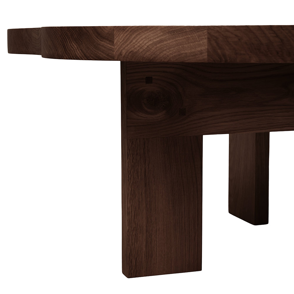 Farmhouse Coffee Table - Pond, Dark Oak