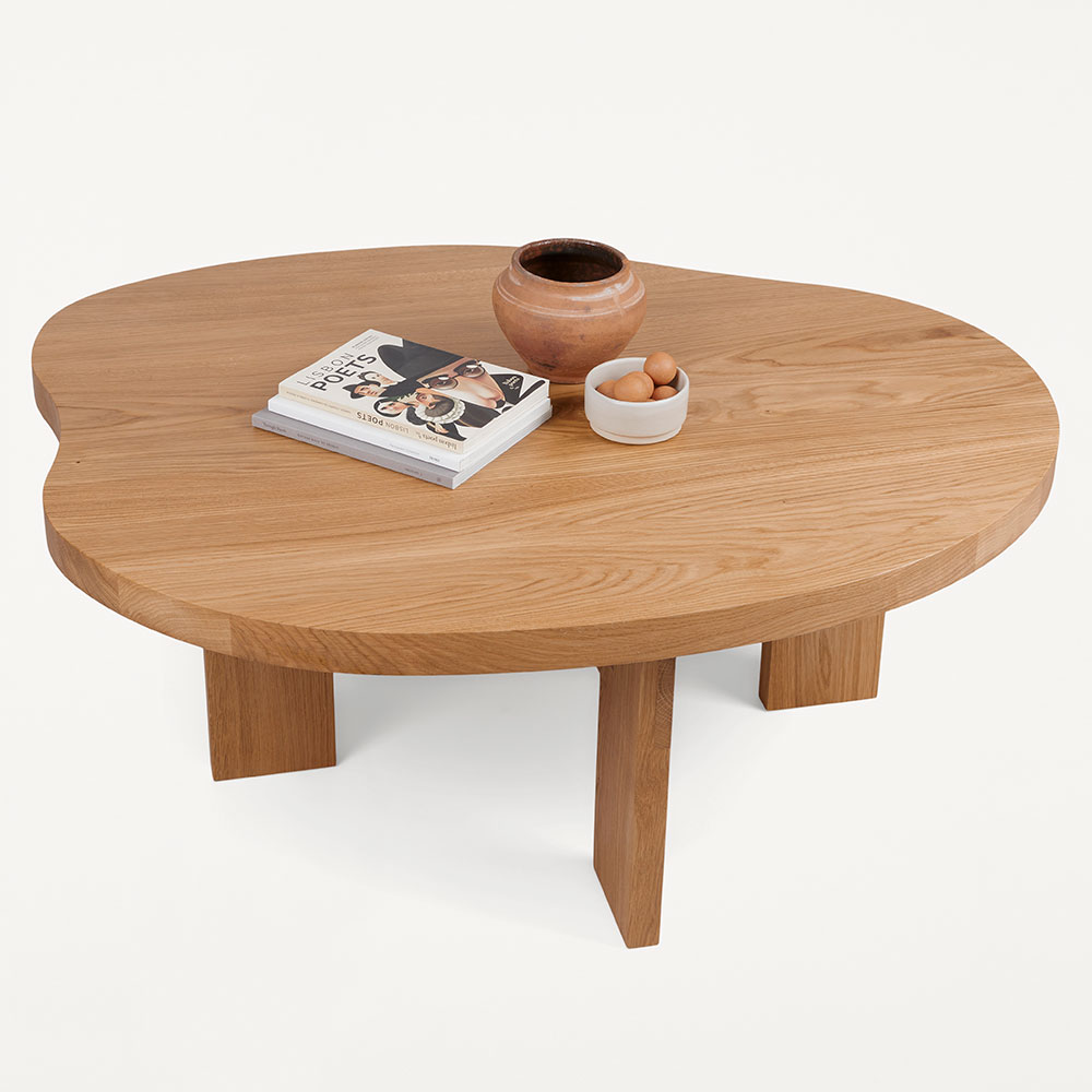 Farmhouse Coffee Table - Pond, Natural Oak