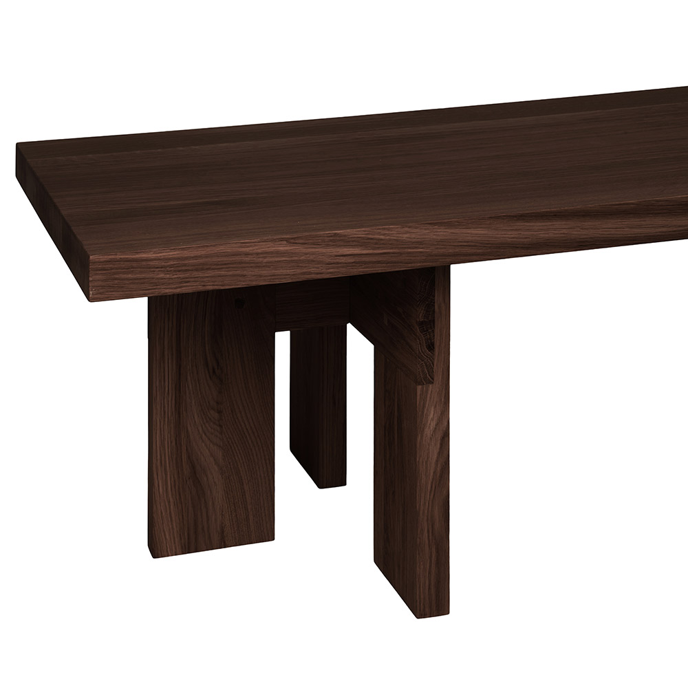 Farmhouse Coffee Table - Rectangle, Dark Oak