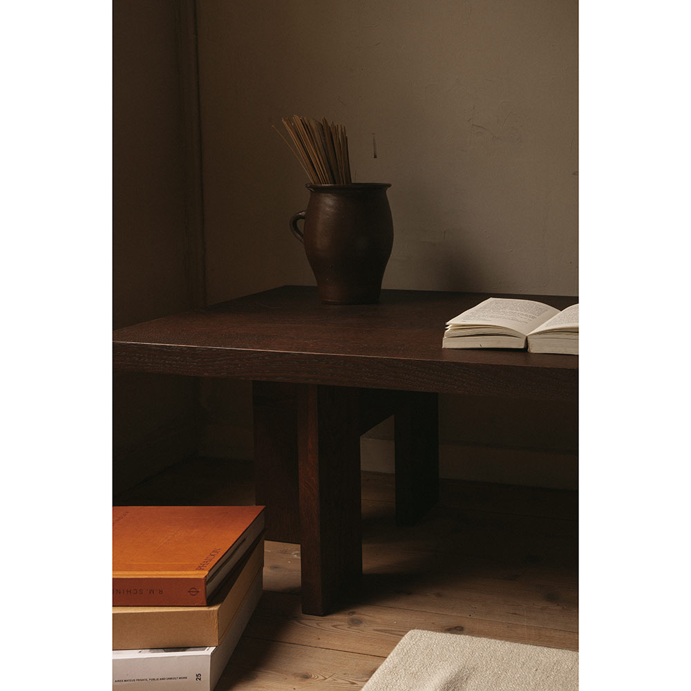 Farmhouse Coffee Table - Rectangle, Dark Oak