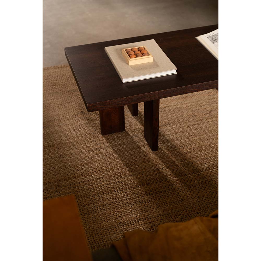 Farmhouse Coffee Table - Rectangle, Dark Oak