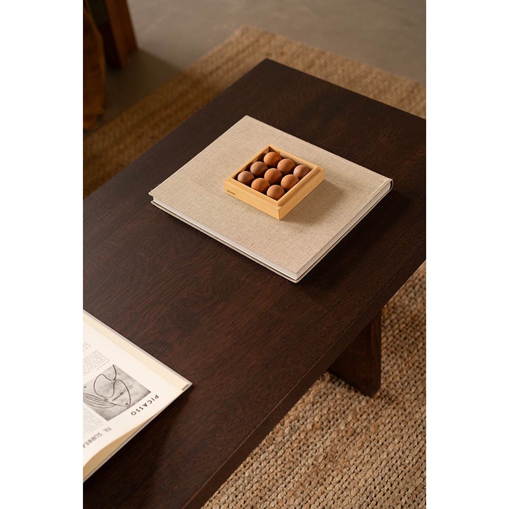 Farmhouse Coffee Table - Rectangle, Dark Oak