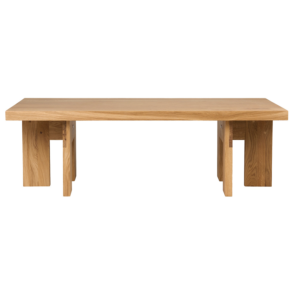 Farmhouse Coffee Table - Rectangle, Natural Oak