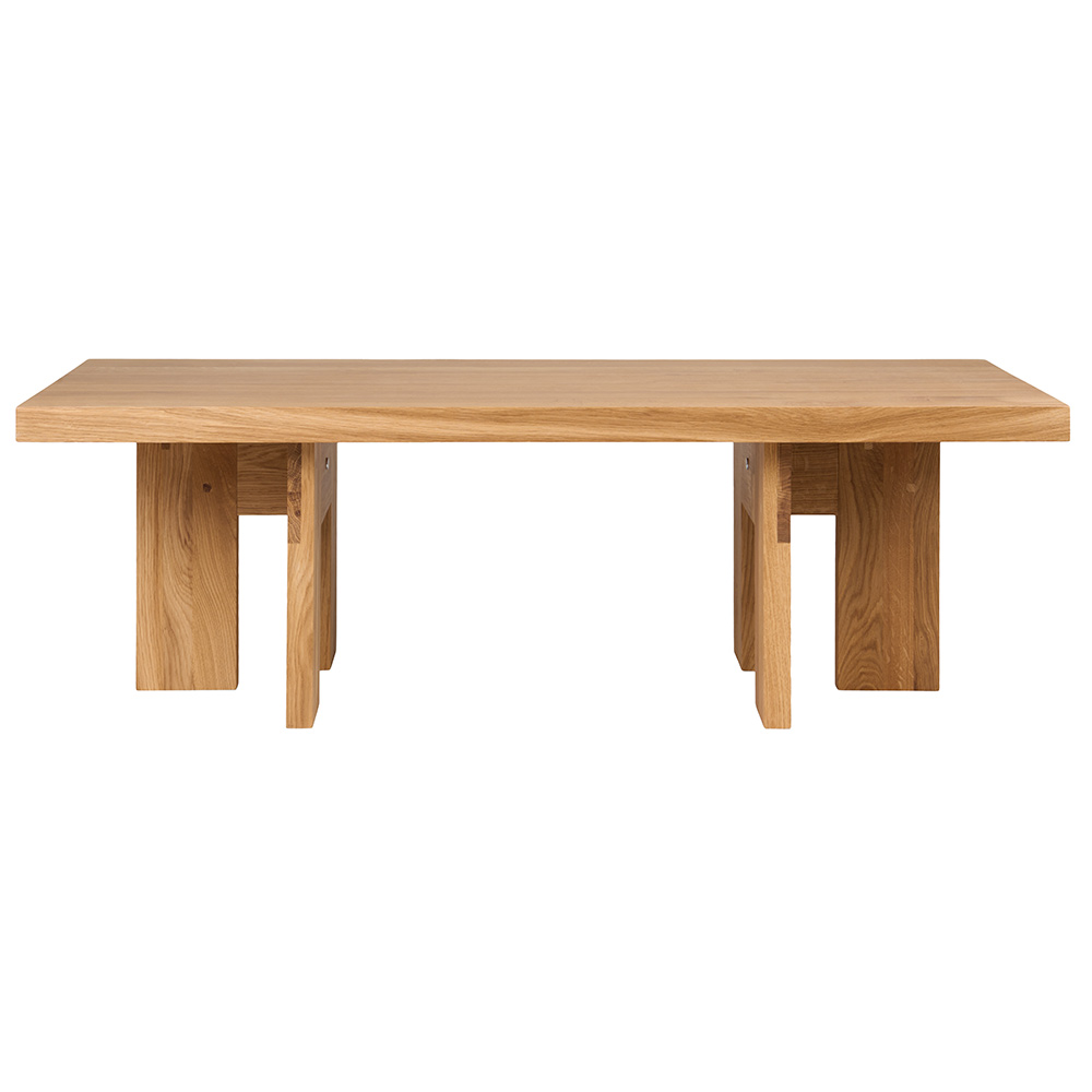 Farmhouse Coffee Table - Rectangle, Natural Oak