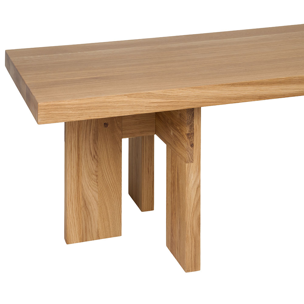 Farmhouse Coffee Table - Rectangle, Natural Oak