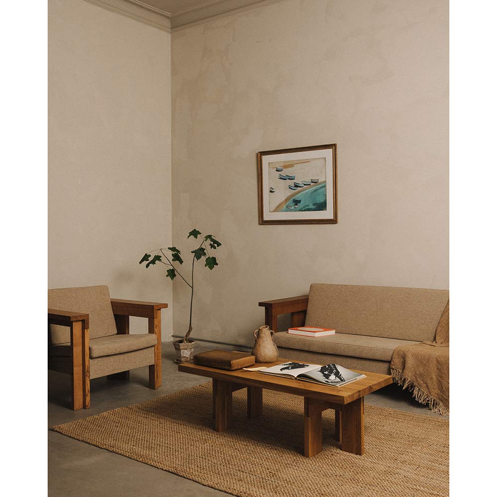 Farmhouse Coffee Table - Rectangle, Natural Oak
