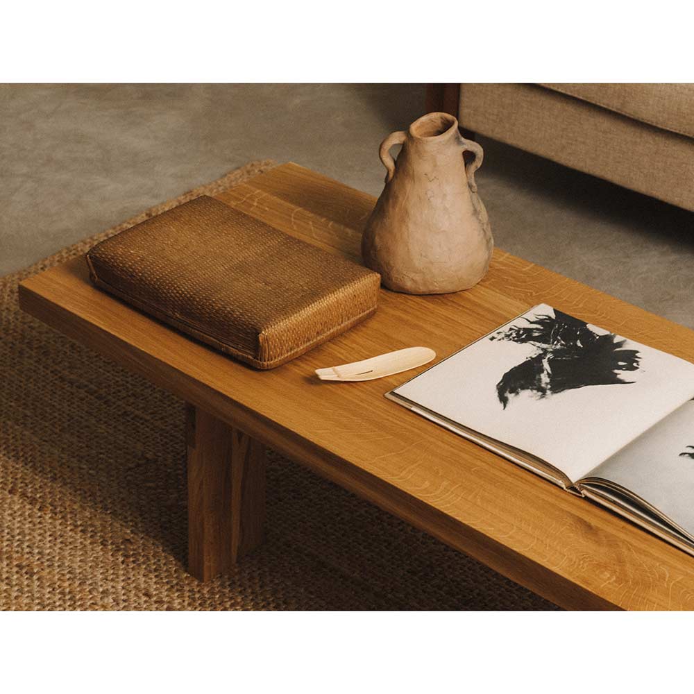 Farmhouse Coffee Table - Rectangle, Natural Oak