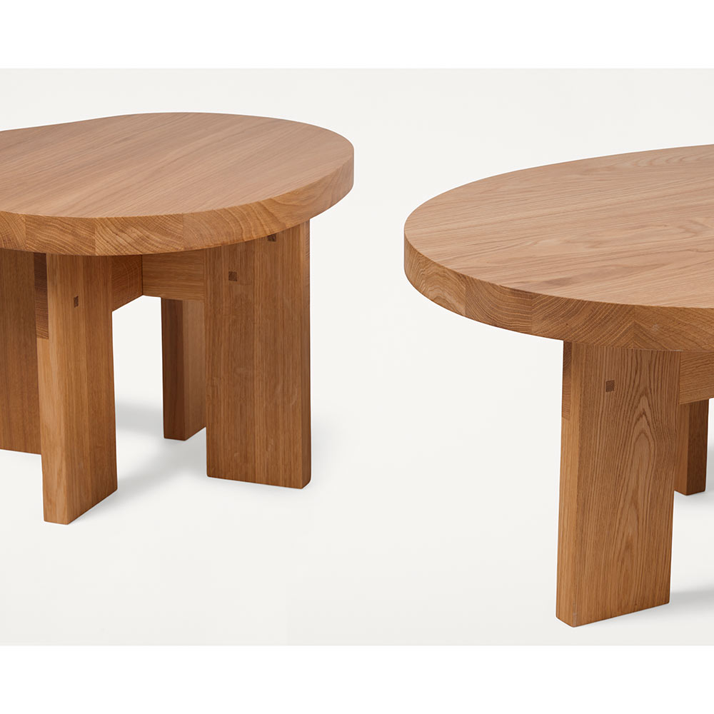 Farmhouse Side Table - Pond, Natural Oak