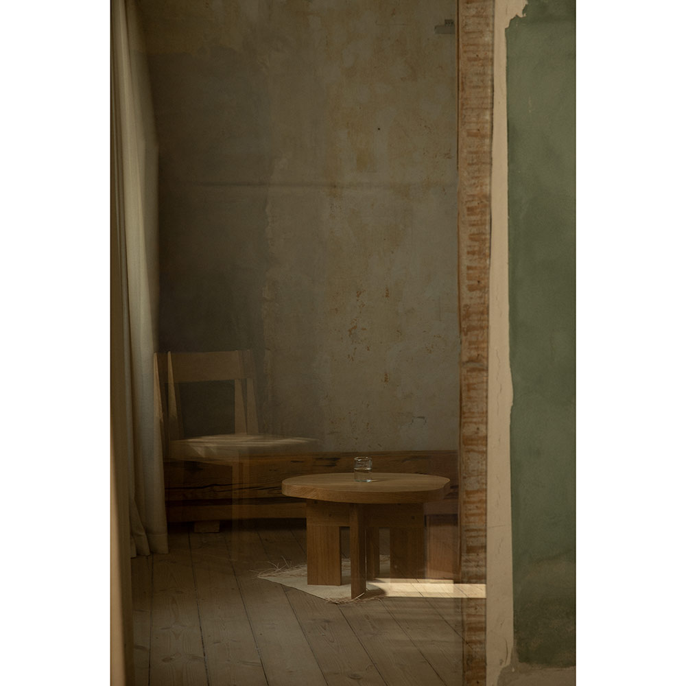 Farmhouse Side Table - Pond, Natural Oak