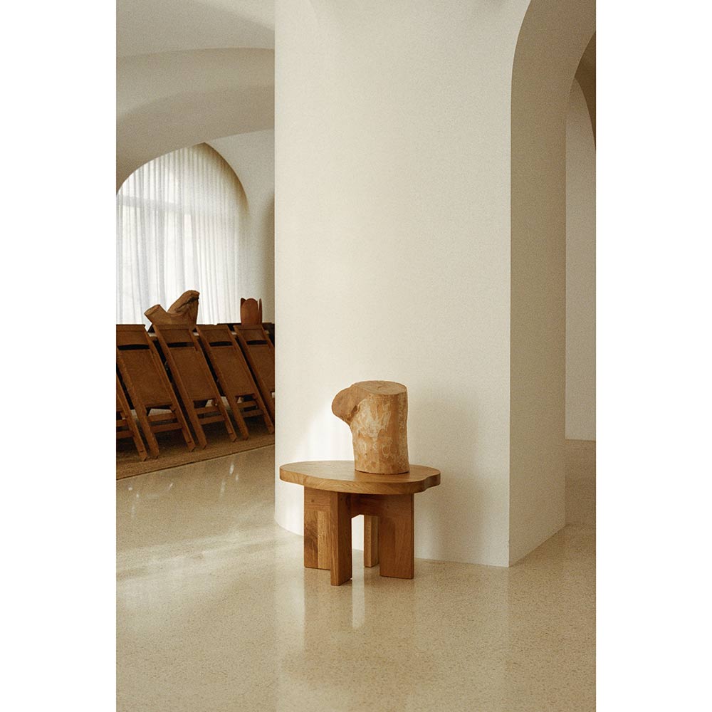 Farmhouse Side Table - Pond, Natural Oak