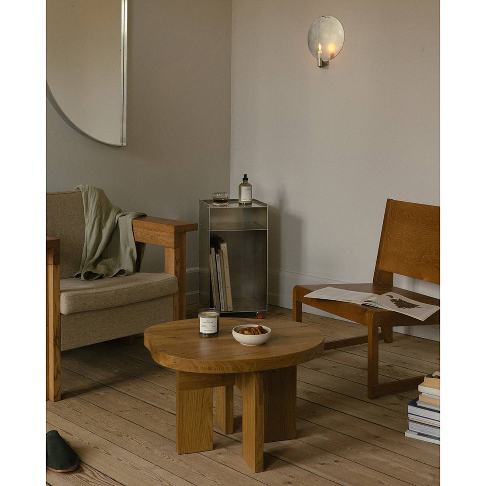 Farmhouse Side Table - Pond, Natural Oak
