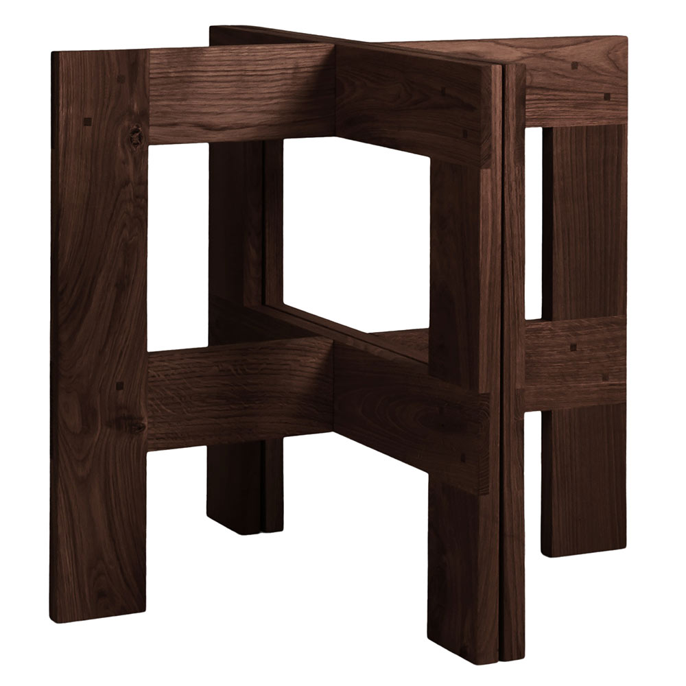 Farmhouse Table Trestles - Dark Oak