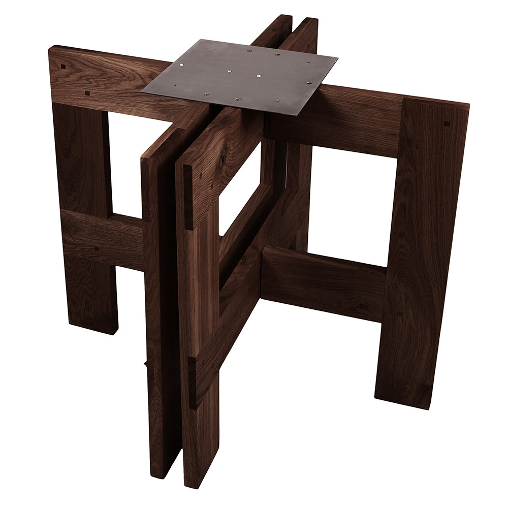 Farmhouse Table Trestles - Dark Oak