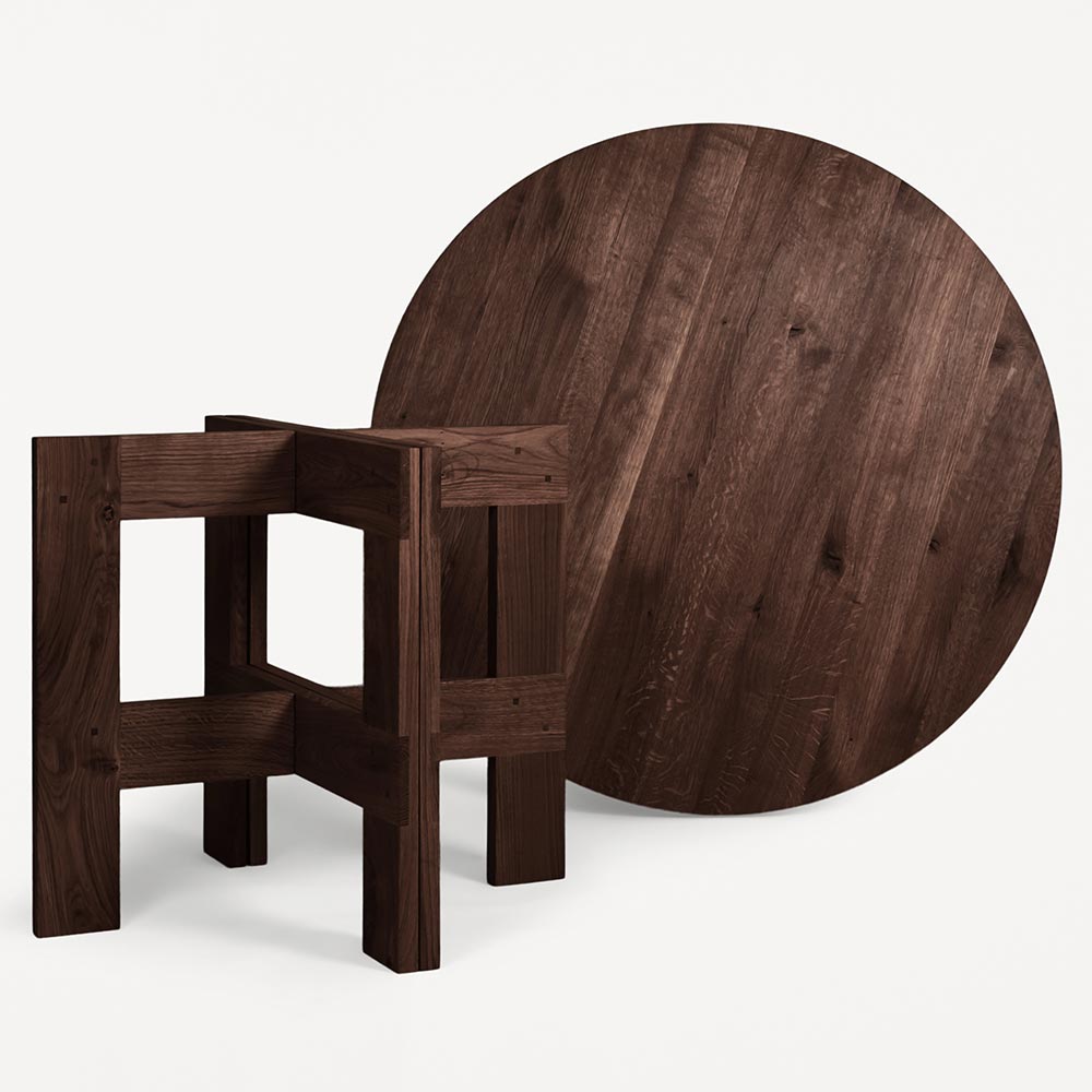 Farmhouse Table Trestles - Dark Oak
