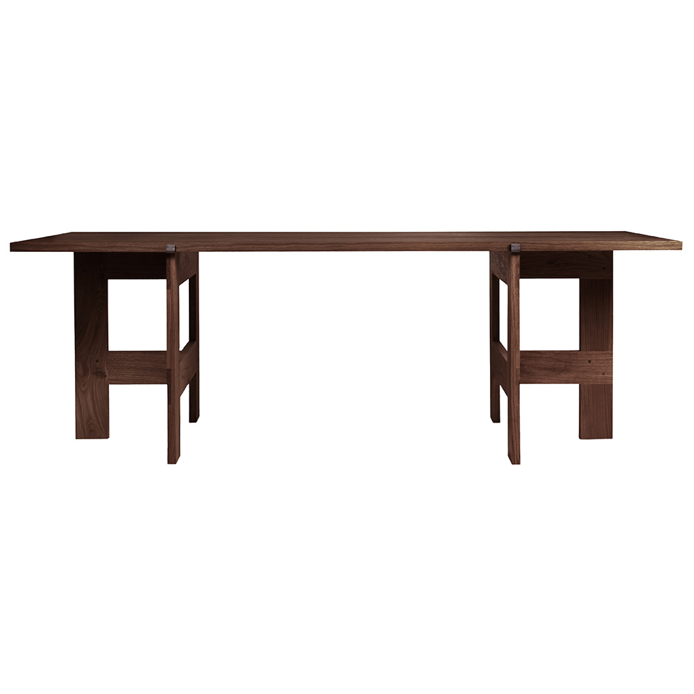 Farmhouse Table Trestles - Dark Oak