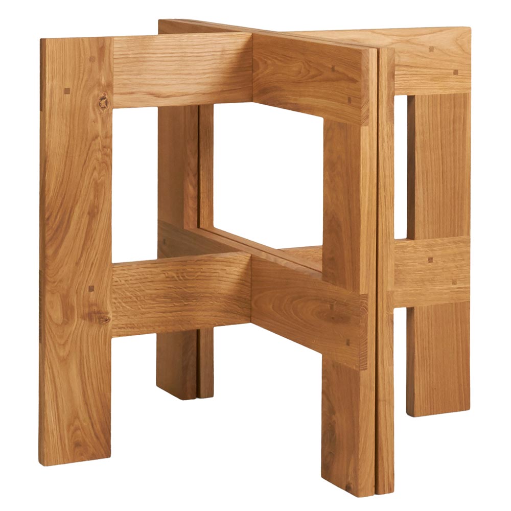 Farmhouse Table Trestles - Natural Oak