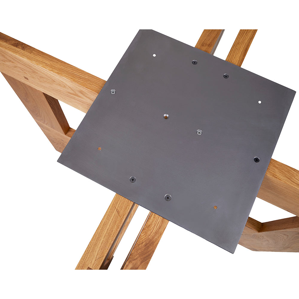 Farmhouse Table Trestles - Natural Oak