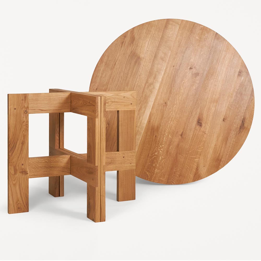 Farmhouse Table Trestles - Natural Oak