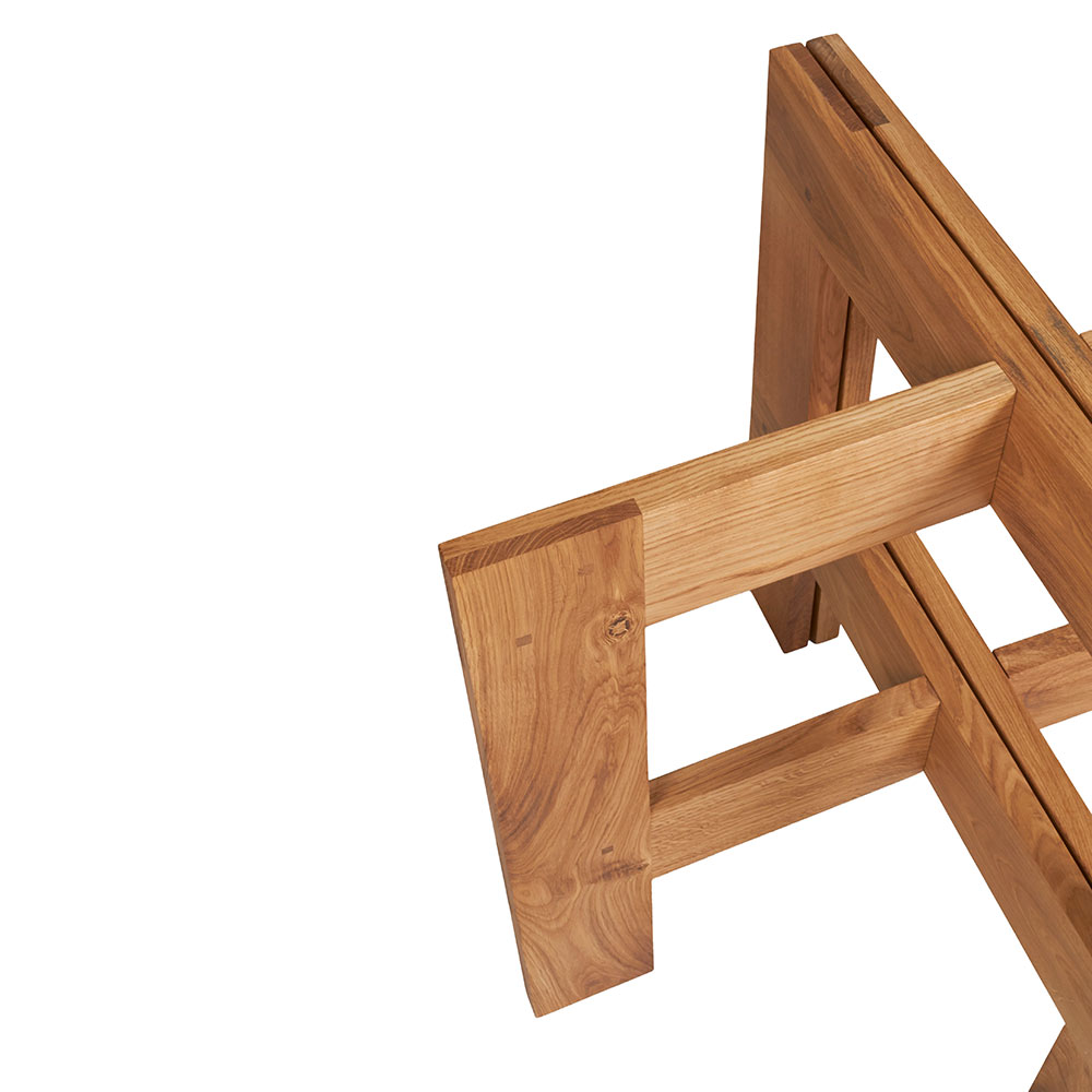 Farmhouse Table Trestles - Natural Oak