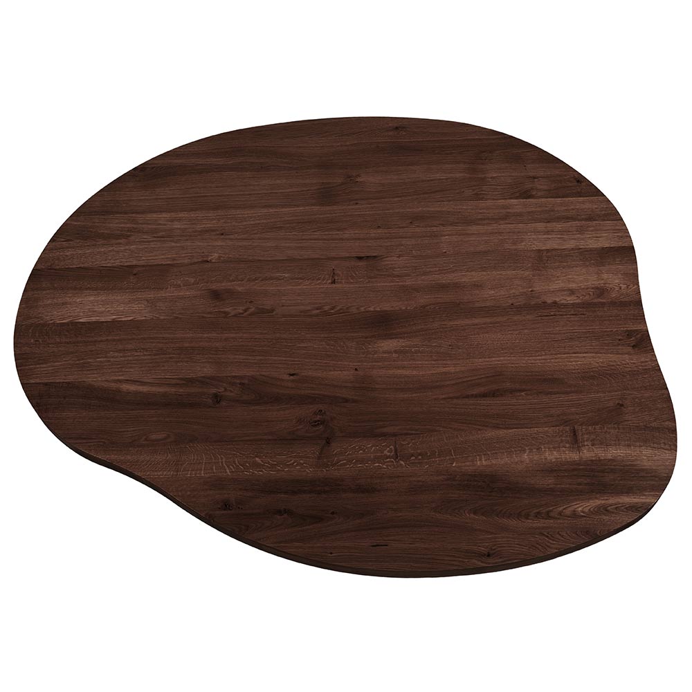 Farmhouse Trestle Table - Pond, Dark Oak