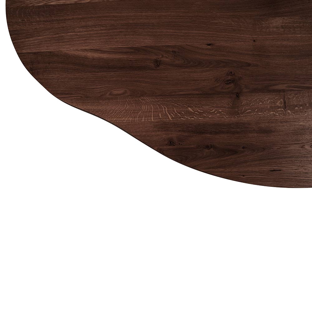 Farmhouse Trestle Table - Pond, Dark Oak