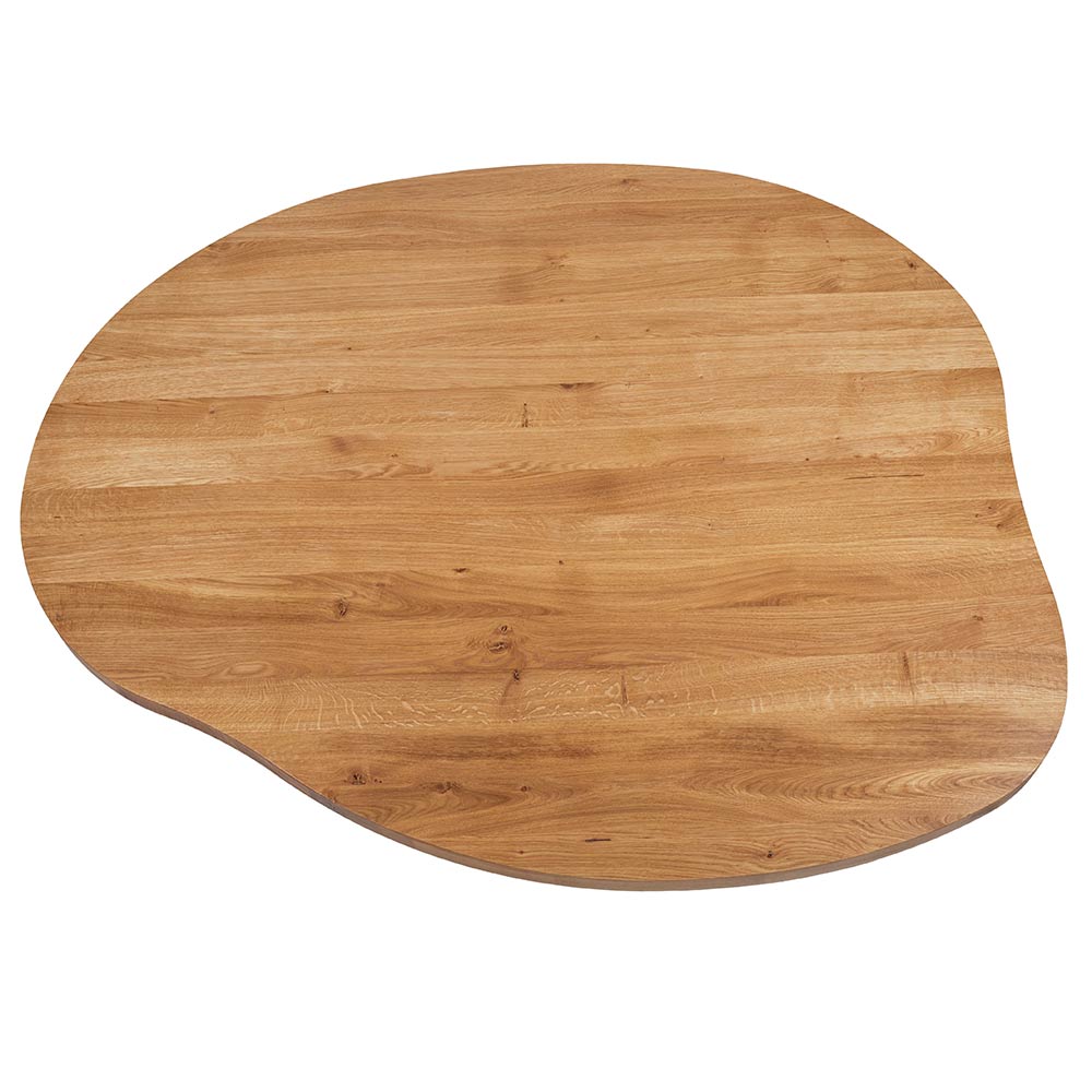 Farmhouse Trestle Table - Pond, Natural Oak