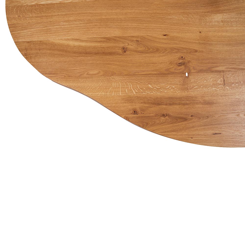 Farmhouse Trestle Table - Pond, Natural Oak