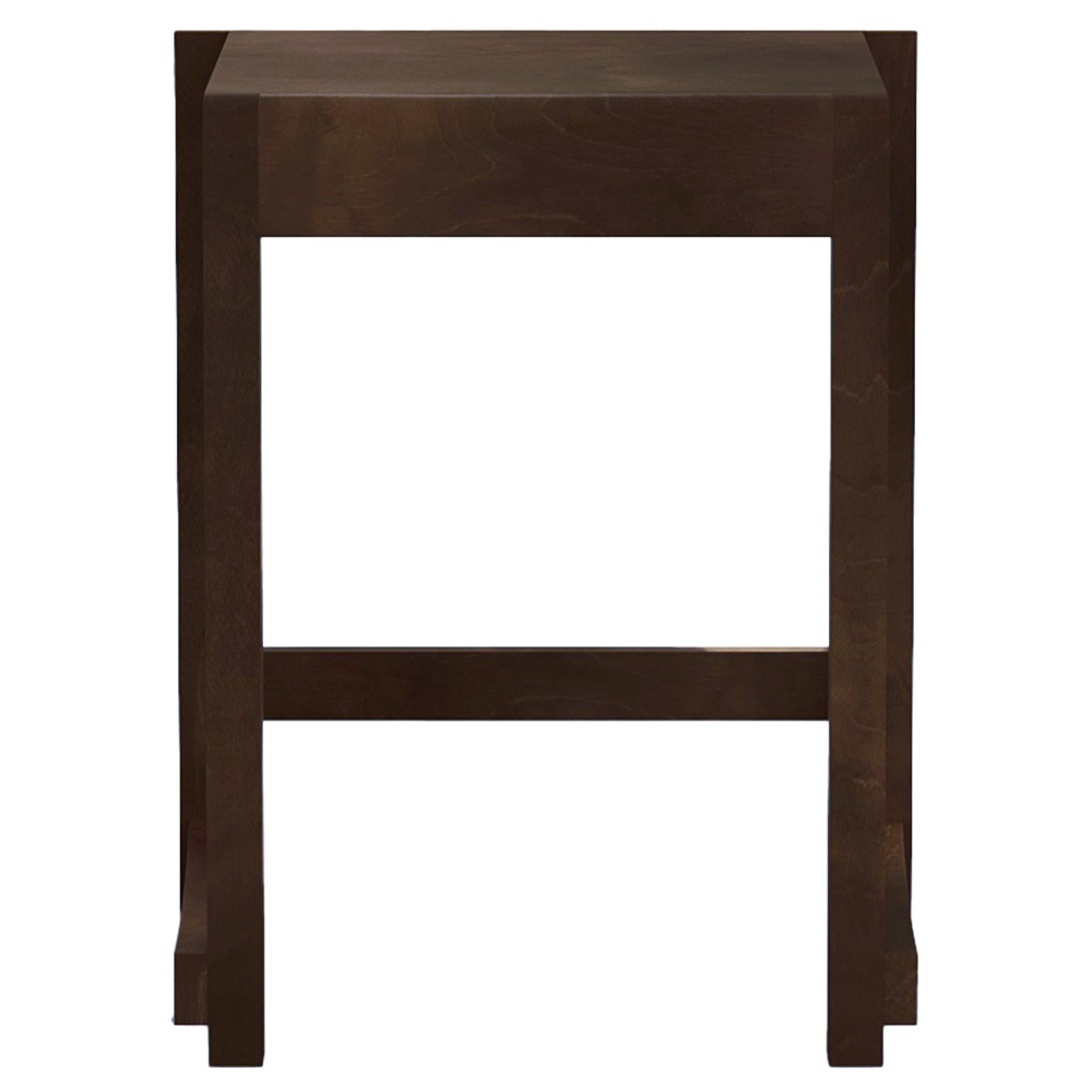 Low Stool 01 - Dark Brown Birch