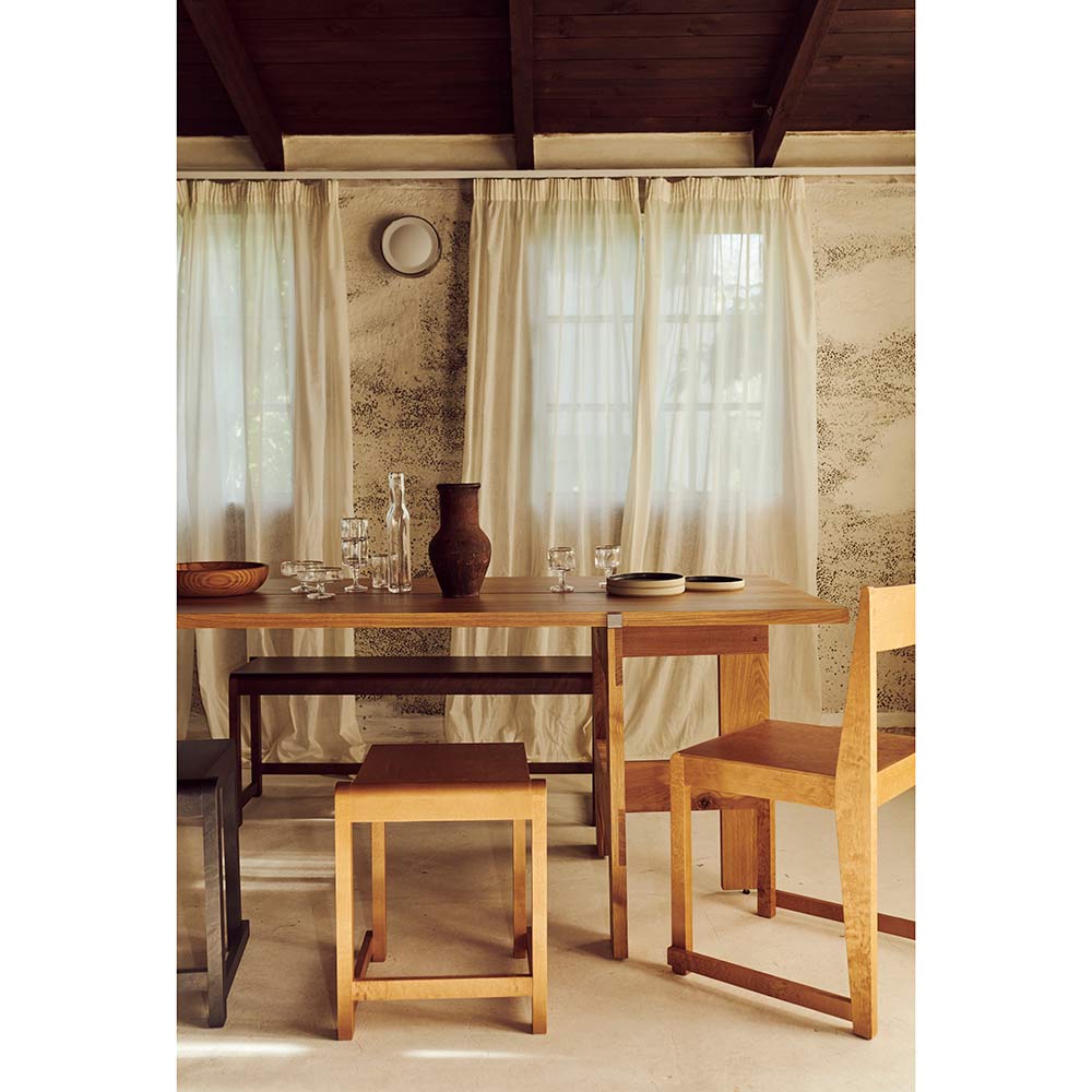 Low Stool 01 - Warm Brown Birch