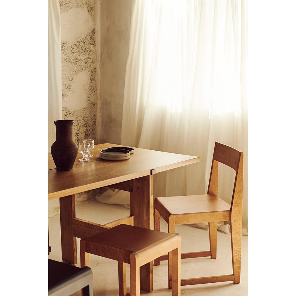Low Stool 01 - Warm Brown Birch