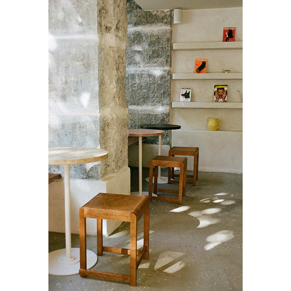 Low Stool 01 - Warm Brown Birch