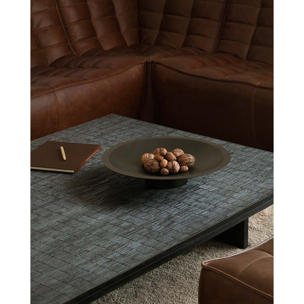 N701 3 Seater Modular Sofa - Chestnut Leather