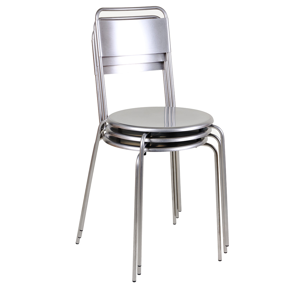 Petit Rond Chair - Stainless Steel