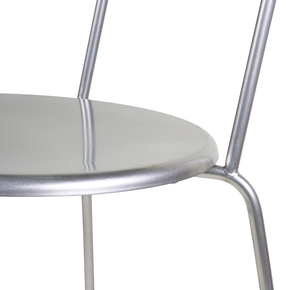 Petit Rond Chair - Stainless Steel
