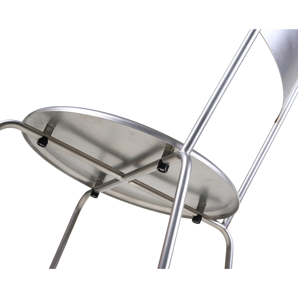 Petit Rond Chair - Stainless Steel