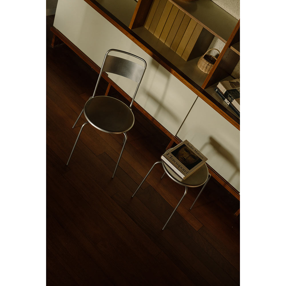 Petit Rond Chair - Stainless Steel