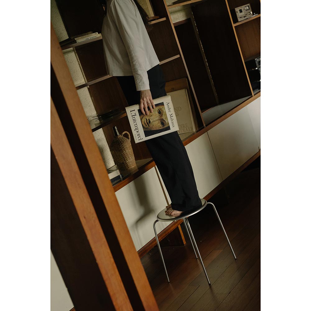 Petit Rond Stool - Stainless Steel