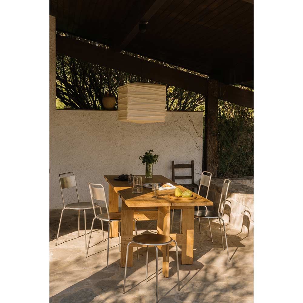 Petit Rond Stool - Stainless Steel