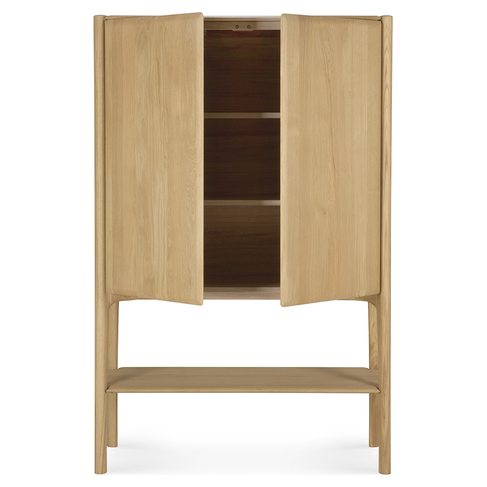PI Cupboard - Oak - 2 Doors