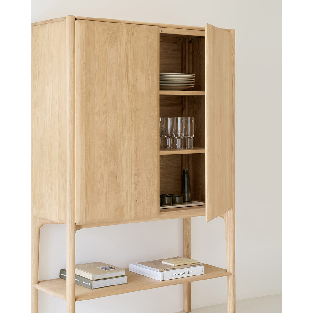 PI Cupboard - Oak - 2 Doors