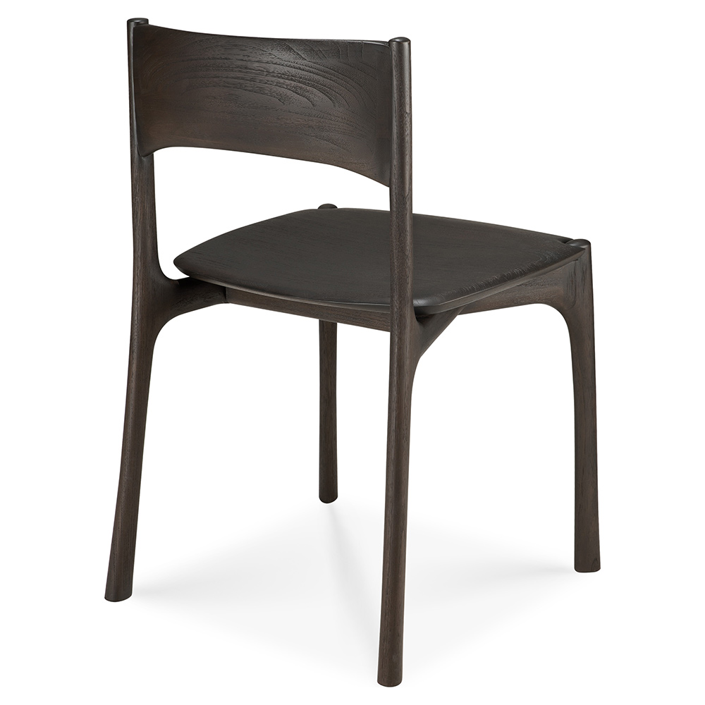 PI Dining Chair - Dark Brown Teak