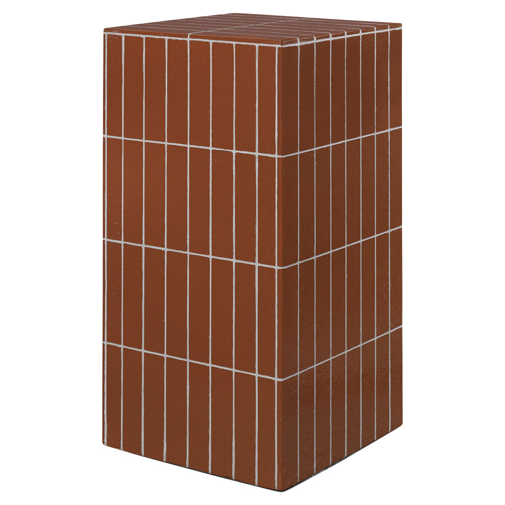 Pillar Pedestal Table - Brown