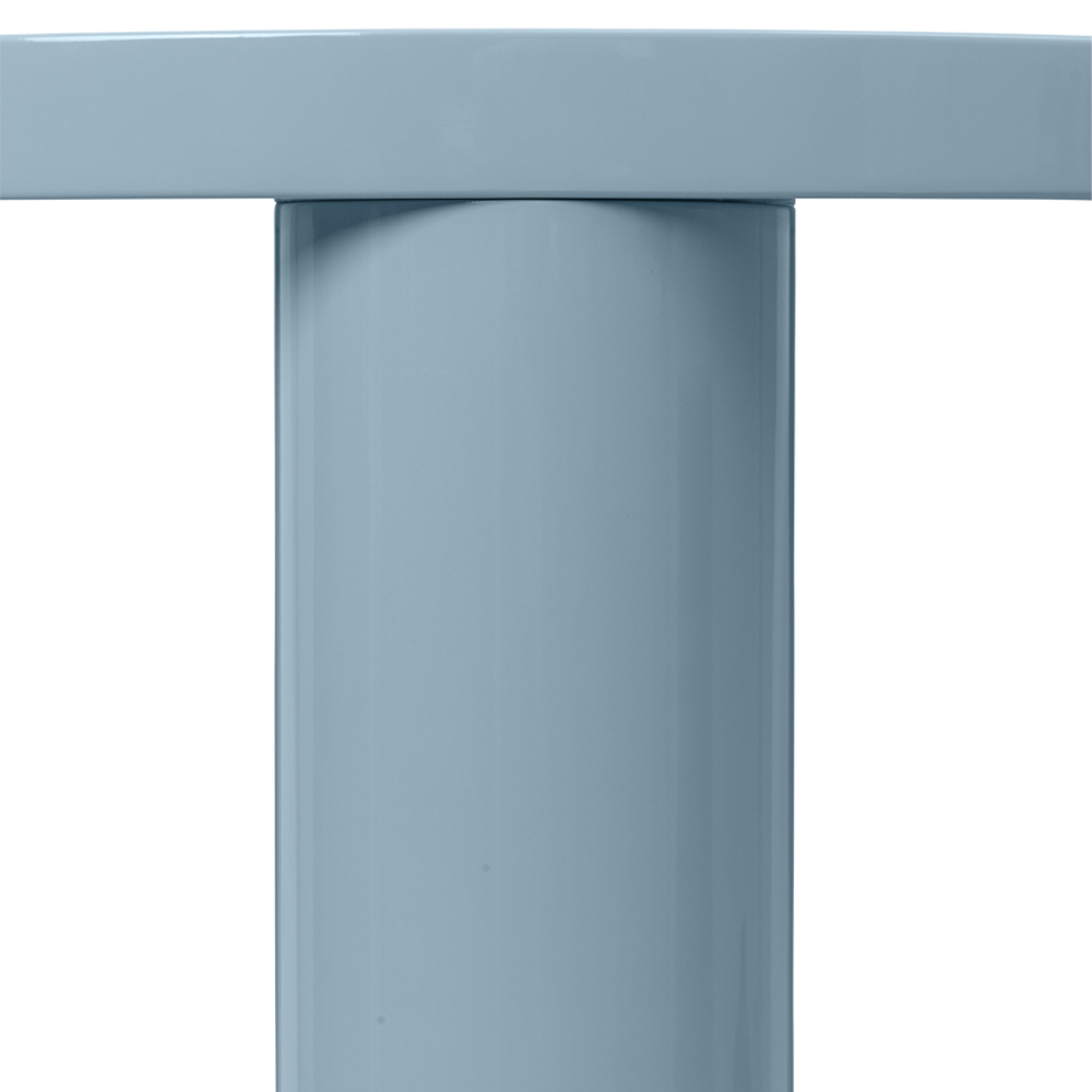 Post Small Coffee Table - Ice blue