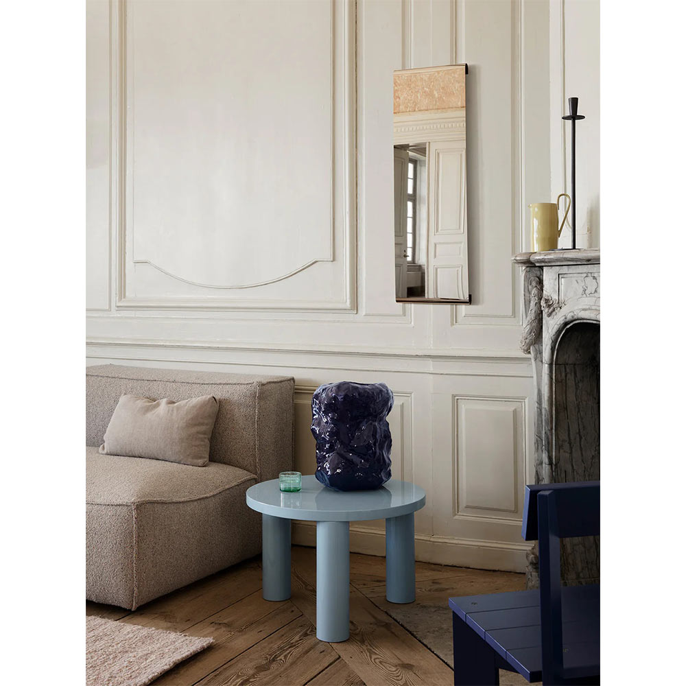 Post Small Coffee Table - Ice blue