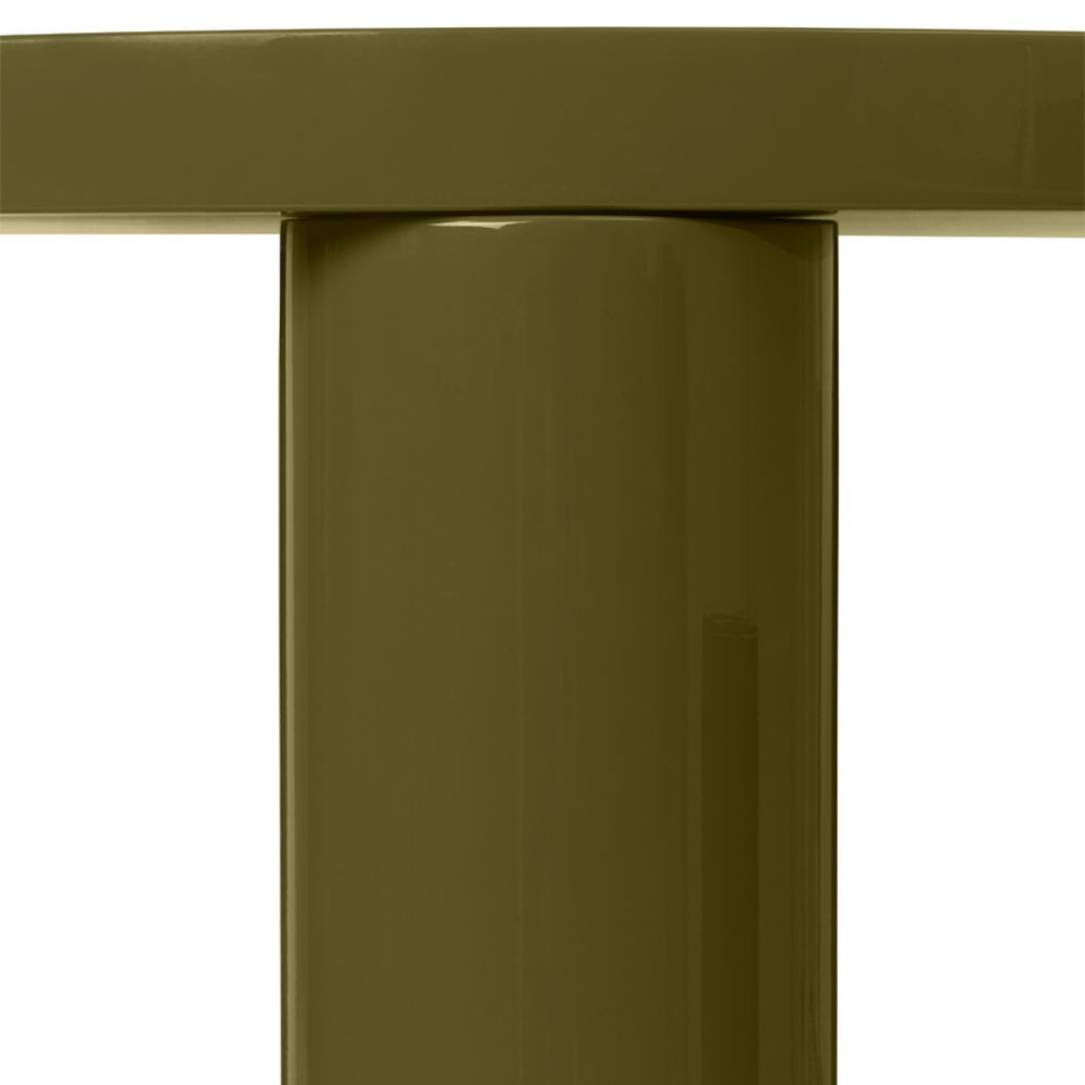 Post Small Coffee Table - Olive